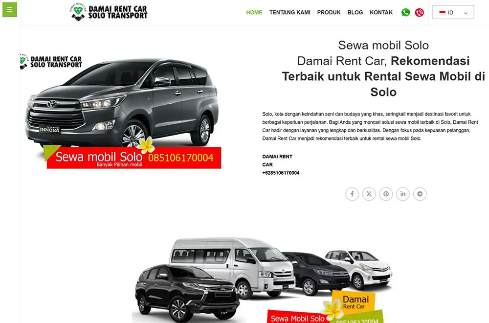 Damai Rent Car Solo