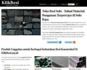 KlikBesi Toko Besi Solo