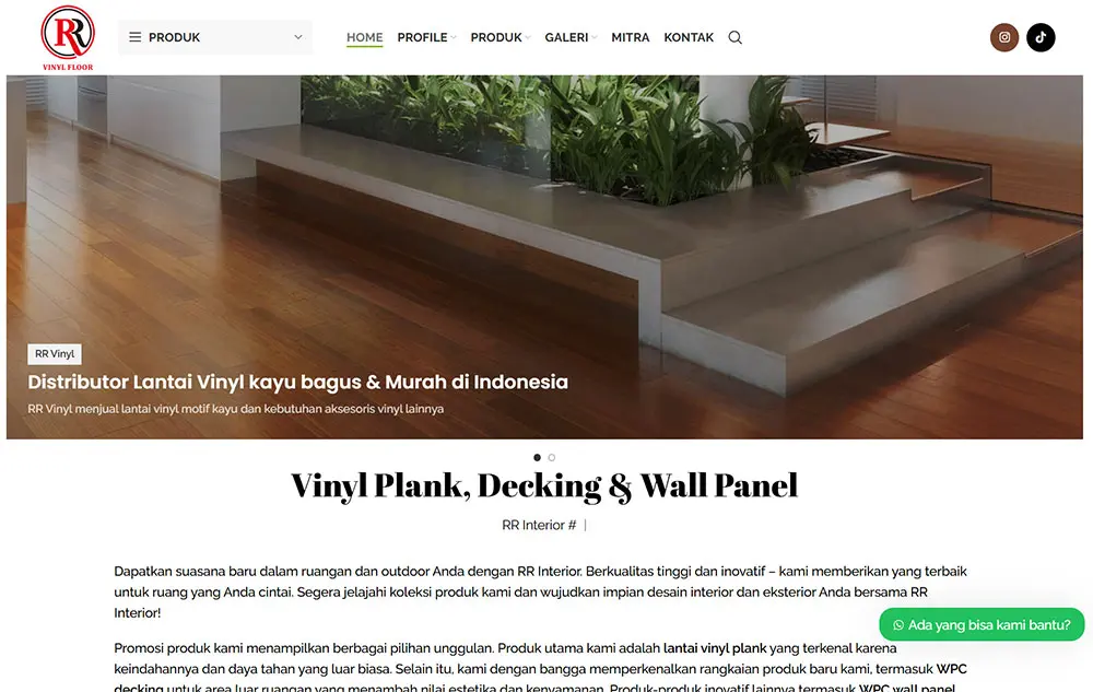 RR Vinyl Distributor Vinyl Motif Kayu dan aksesoris Interior lainnya