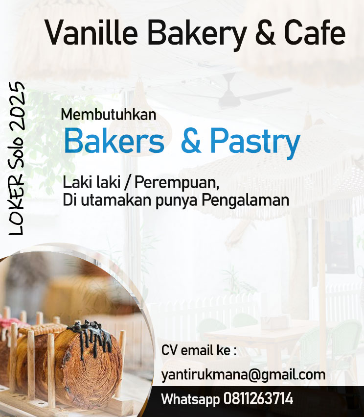 Iklan Desember 2025 Bakers and Pastry