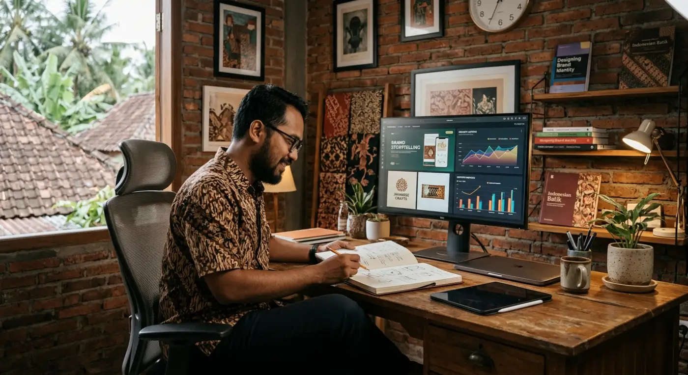 Desain yang bercerita, hasil yang terasa