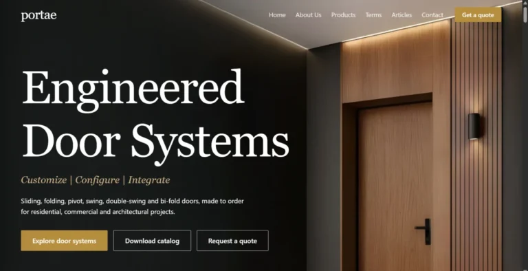 Portae: Sistem Pintu Rekayasa Custom