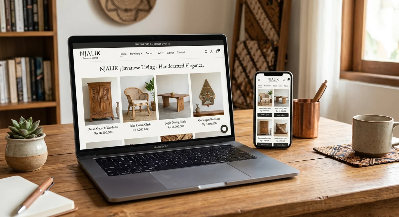 Toko Online Ecommerce by Ari Blogger